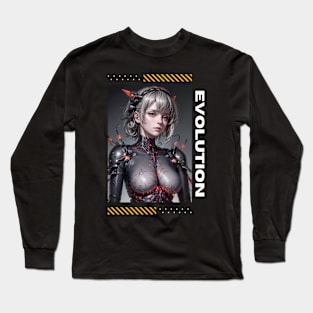 Neon Cyberpunk: Embrace the Anime Revolution Long Sleeve T-Shirt